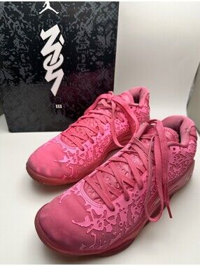 Nike Jordan Zion 3 Pink Glow Men’s 7 Youth 7Y Basketball Shoes DV3869-600 W Box